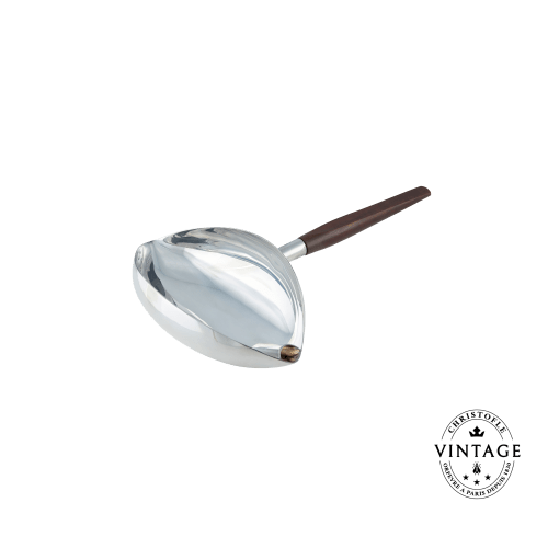 christofle Vintage Silvered Gravy Boat for Fat/Lean Saulieu Lino Sabattini