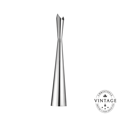 christofle Vintage Silvered Large Cardinal Vase Lino Sabattini