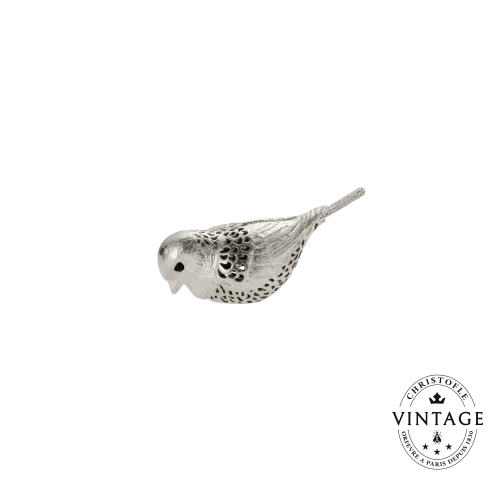 christofle Vintage Silvered Little Sparrow Lumière d'Argent