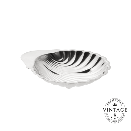 christofle Vintage Silvered Medium Size Bowl Coquille
