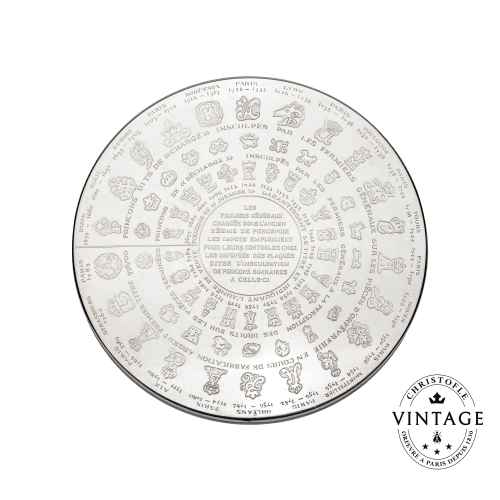 christofle Vintage Silvered Trivet Fermiers Généraux​