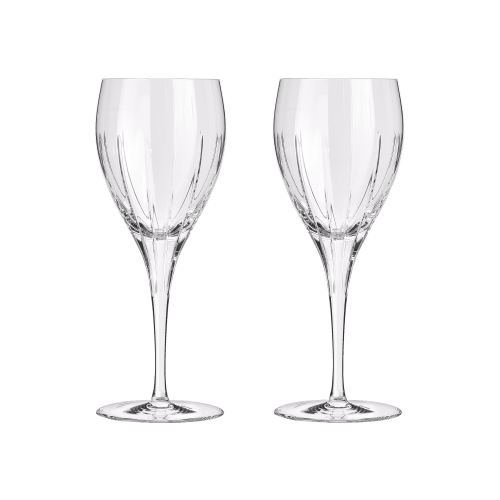 christofle White wine crystal glasses - Set of 2 Iriana