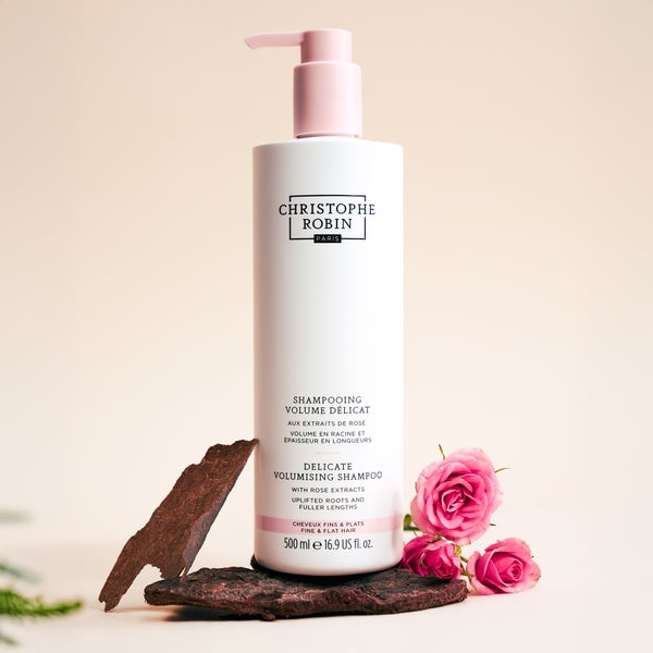 Christophe Robin Delicate Volumizing Shampoo With Rose Extracts 500ml