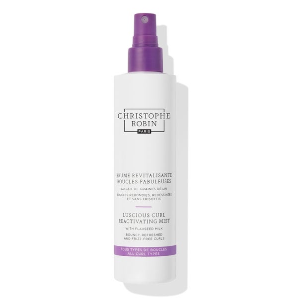 christophe robin Luscious Curl Reactivating Mist with Flaxseed Milk