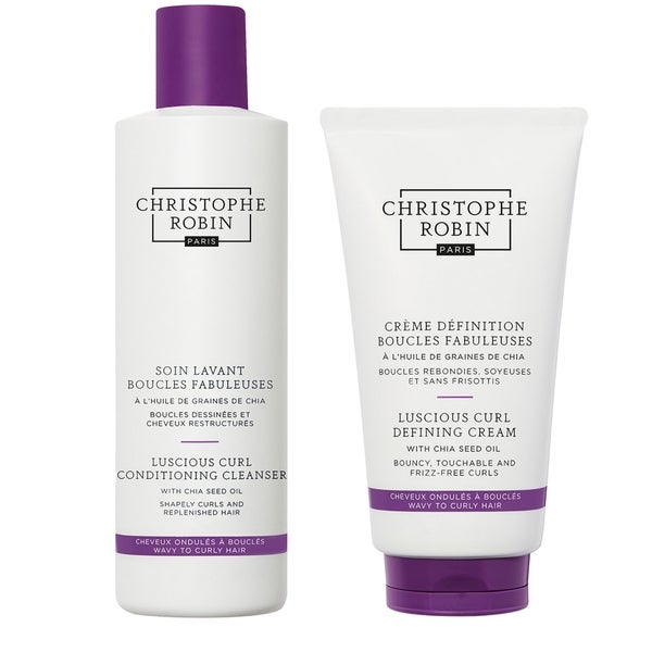 christophe robin Luscious curl regimen for wavy to curly hair (worth $77)