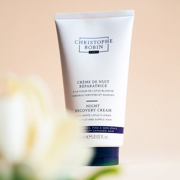 Christophe Robin Night Recovery Cream With White Lotus Flower