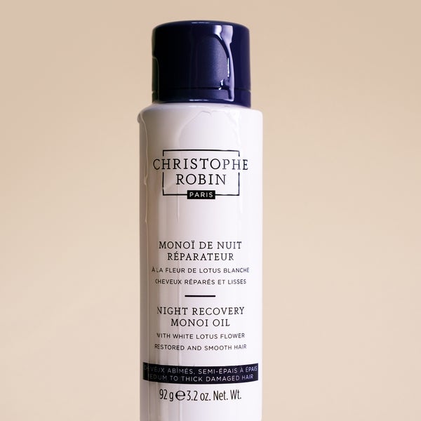 Christophe Robin Night Recovery Monoï Oil With White Lotus Flower