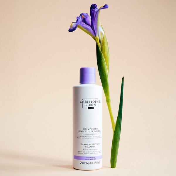 Christophe Robin Shade Variation Shampoo With Florentina Iris Baby Blonde