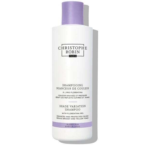 christophe robin Shade Variation Shampoo With Florentina Iris Baby Blonde