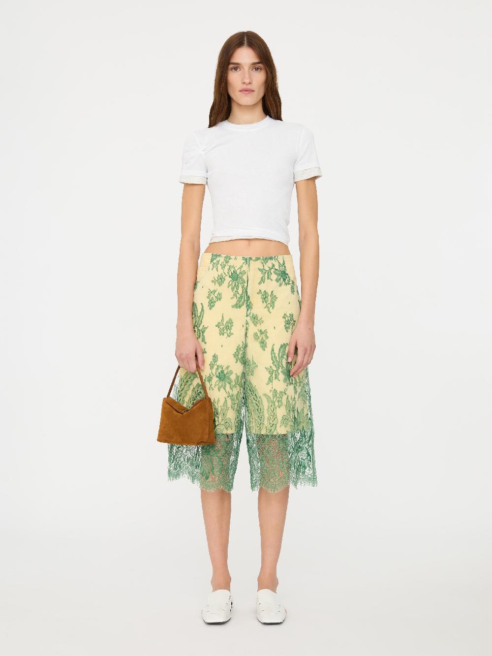 christopher esber Arboreal Duo Lace Short anise evergreen