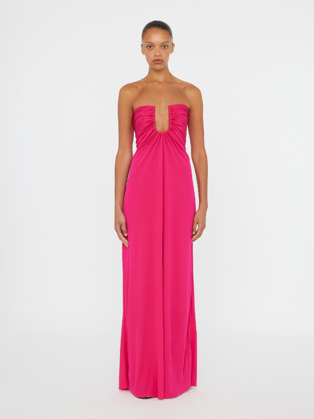 christopher esber Arced Palm Strapless Dress magenta Arced Palm Strapless Dress saffron Arced Palm Strapless Dress grapefruit Arced Palm Strapless Dress boston blue Arced Palm Strapless Dress black