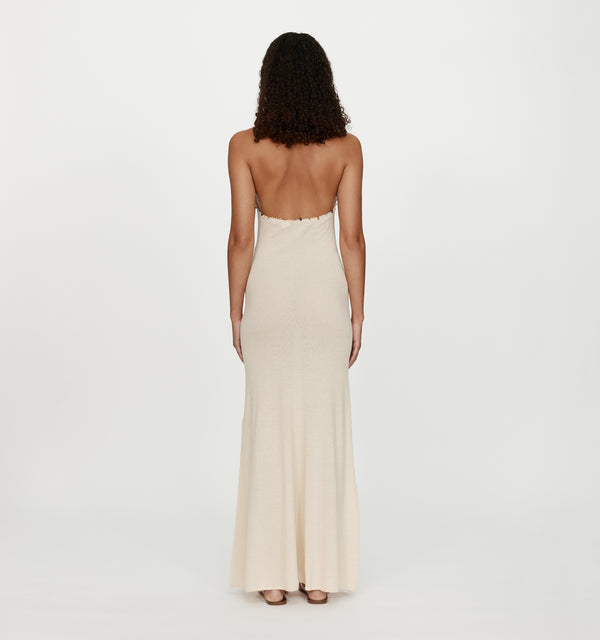 Christopher Esber Beach Quartz Halter Dress Bone Beach Quartz Halter Dress Cerise Pink