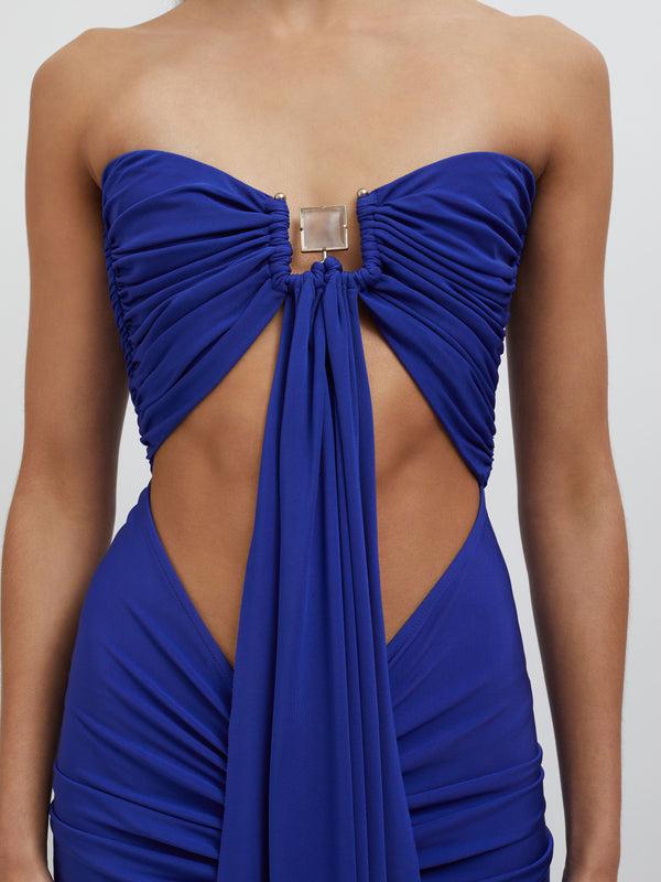 Christopher Esber Bezel Quartz Disconnect Dress Sodalite Bezel Quartz Disconnect Dress Mahogany Bezel Quartz Disconnect Dress Evergreen Bezel Quartz Disconnect Dress Bottle Green