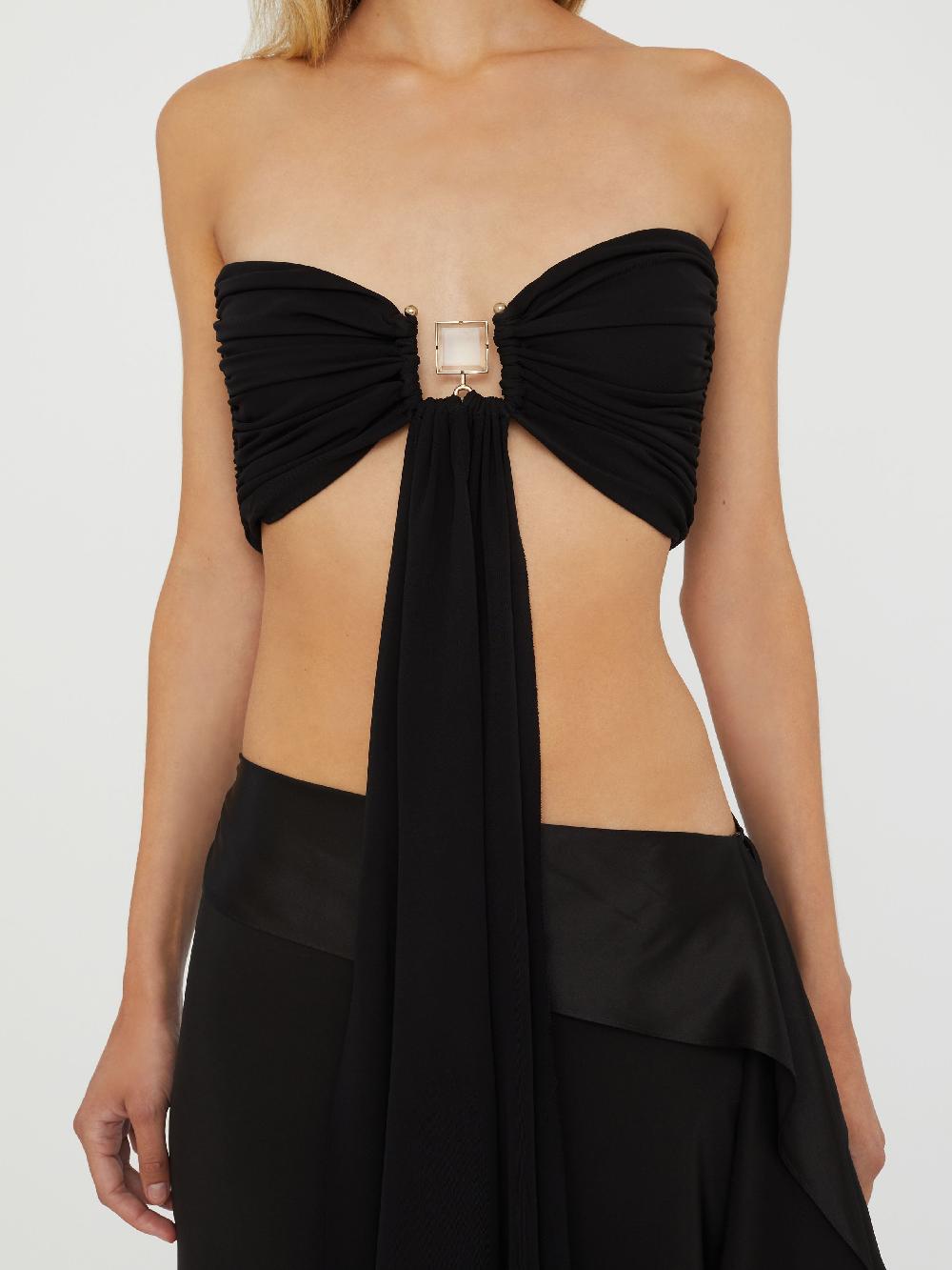 christopher esber Bezel Quartz Drape Top black Bezel Quartz Drape Top white Bezel Quartz Drape Top evergreen Bezel Quartz Drape Top sodalite