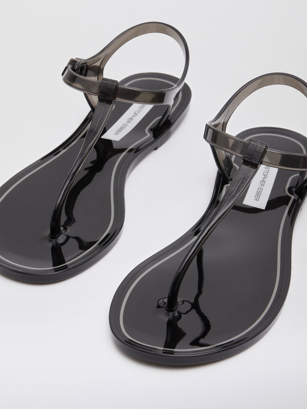 Christopher Esber Billi T-Bar Flat Black Billi T-Bar Flat Clear