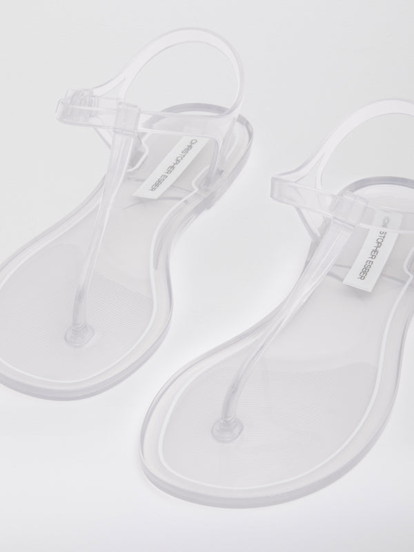 Christopher Esber Billi T-Bar Flat Clear Billi T-Bar Flat Black