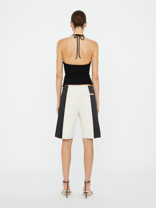 Christopher Esber Cashmere Rae Halter Tank Black Cashmere Rae Halter Tank Grey Marle