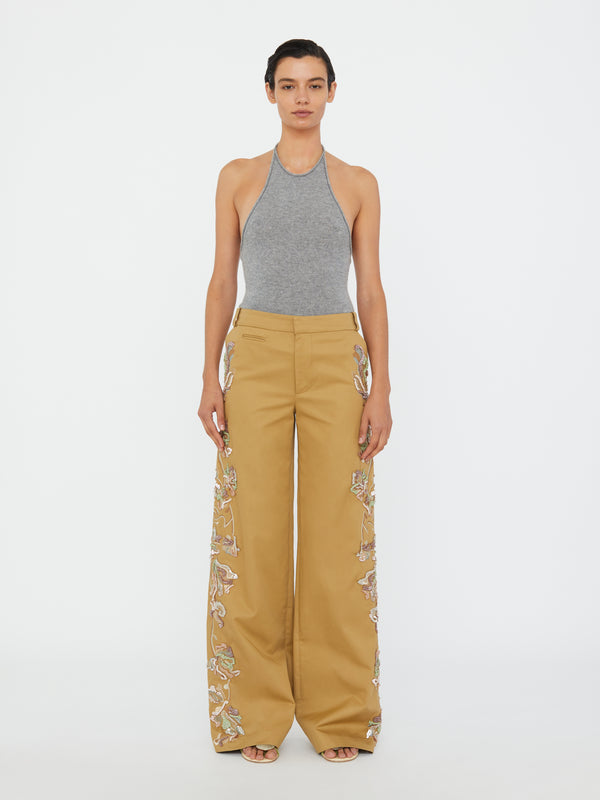 Christopher Esber Cashmere Rae Halter Tank Grey Marle Cashmere Rae Halter Tank Black