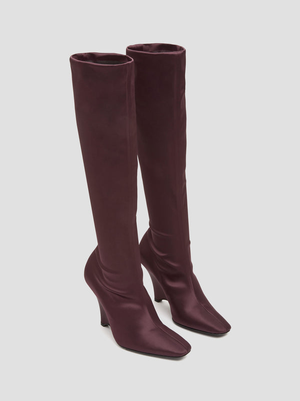 Christopher Esber Avery Knee High Boot Mahogany