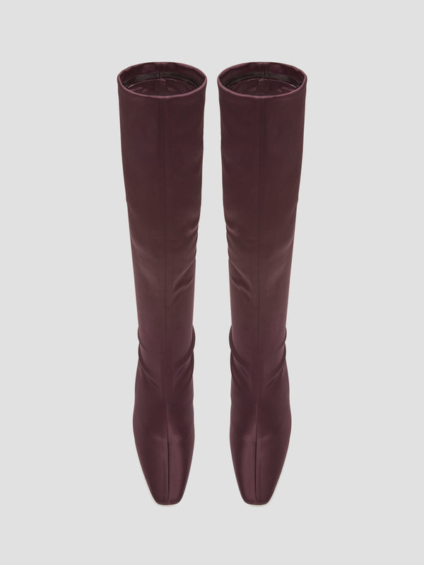 Christopher Esber Avery Knee High Boot Mahogany