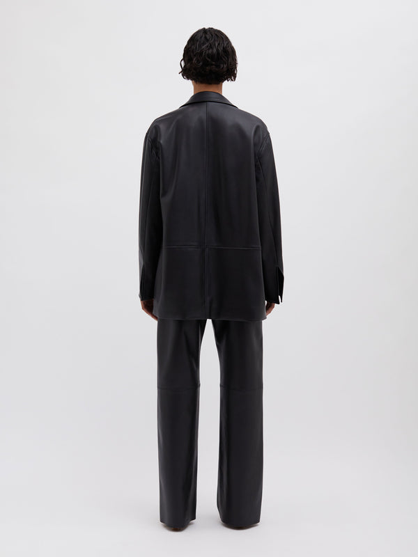 Christopher Esber Charli Leather Jacket Black