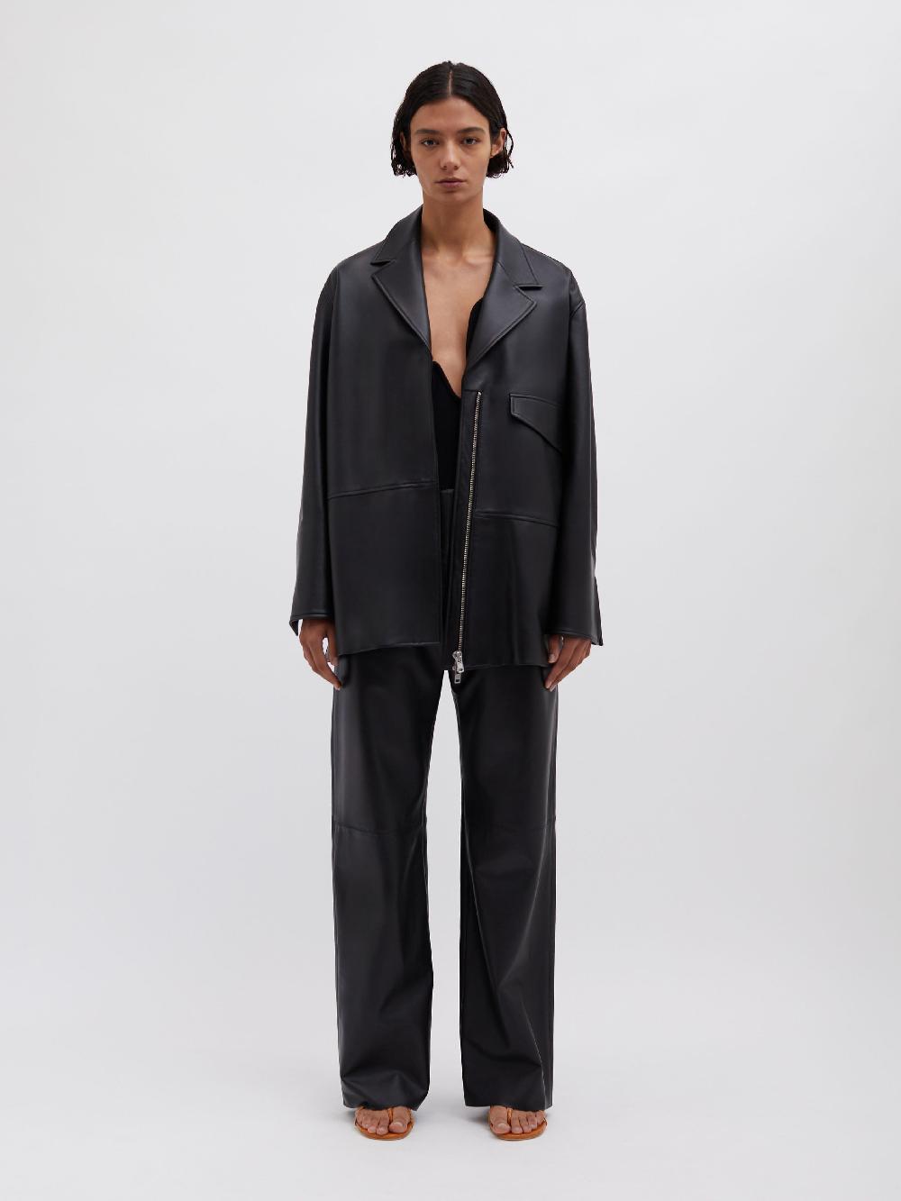 christopher esber Charli Leather Jacket black