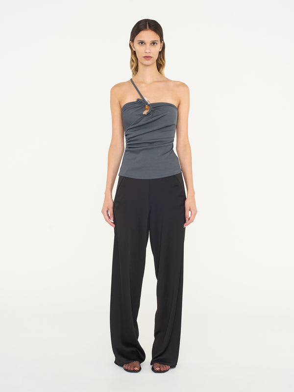 Christopher Esber Concave Stone Cami Steel