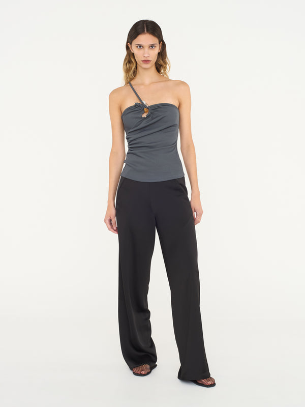 Christopher Esber Concave Stone Cami Steel