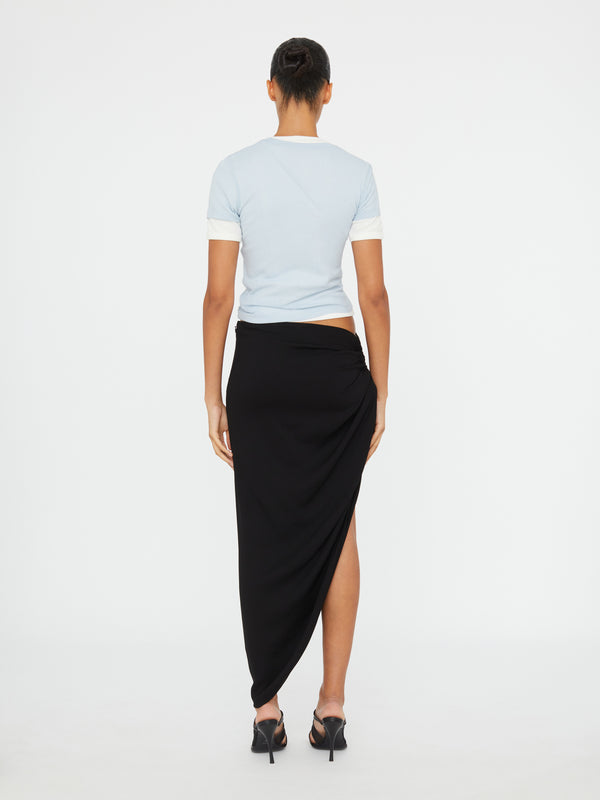 Christopher Esber Crescent Gather Skirt Black
