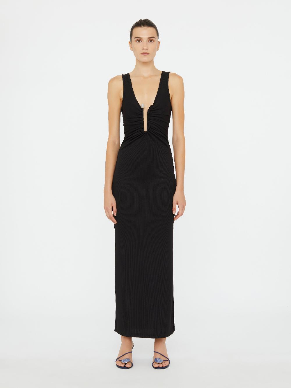 christopher esber Crystal Pin Tank Dress black