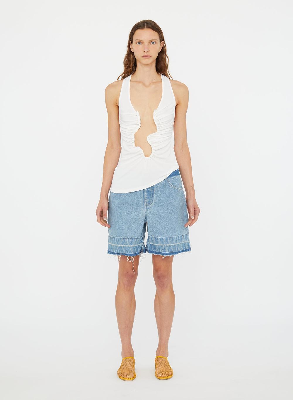christopher esber Deconstruct Denim Short indigo christopher esber Deconstruct Denim Short indigo
