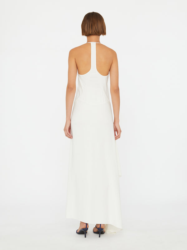 Christopher Esber Floating Split Dress White