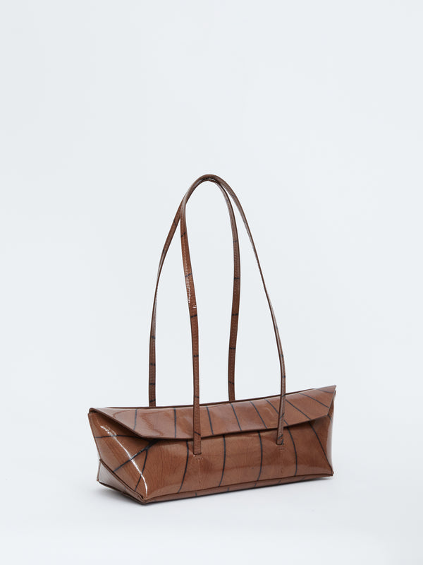 Christopher Esber Gondola Leaf Mini Tote Sepia