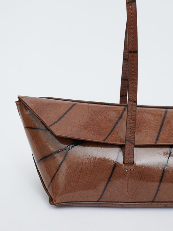 Christopher Esber Gondola Leaf Mini Tote Sepia