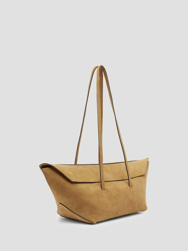 Christopher Esber Gondola Suede Small Tote Cigar
