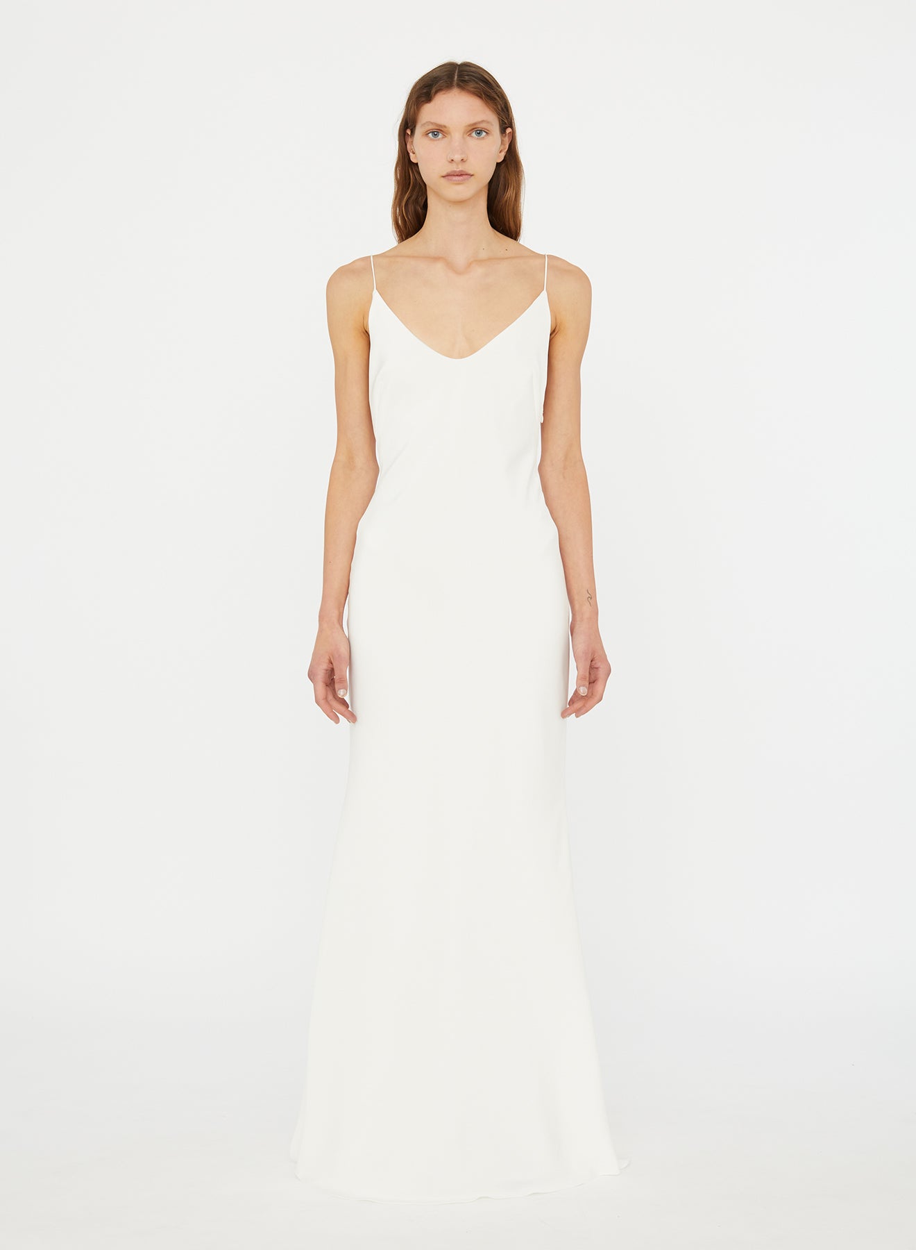 christopher esber Ilona Silk Gown white