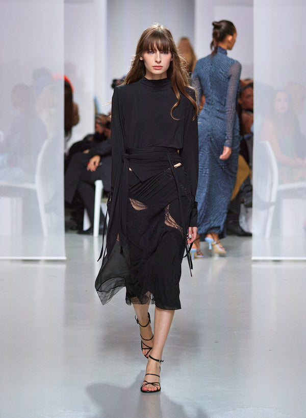 Christopher Esber Inverted Swept Shirt Black