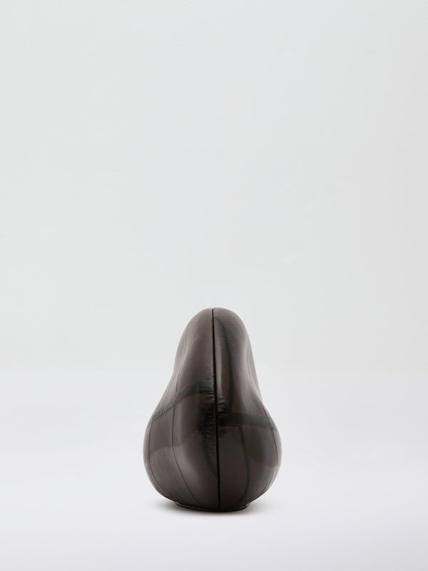 Christopher Esber Large Leaf Stone Clutch Black