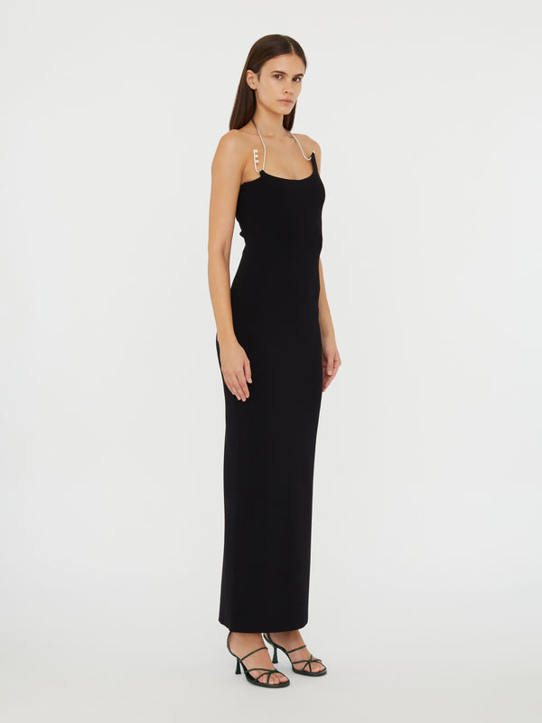 Christopher Esber Levitate Knit Dress Black