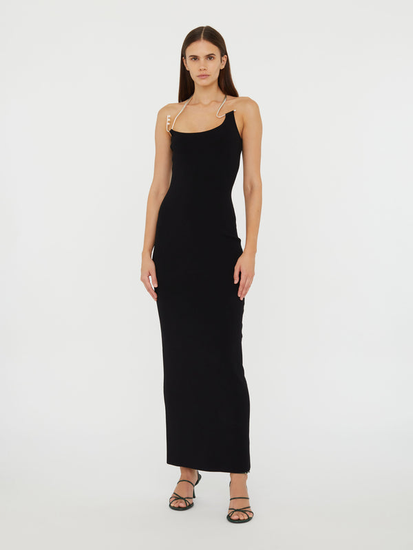 Christopher Esber Levitate Knit Dress Black
