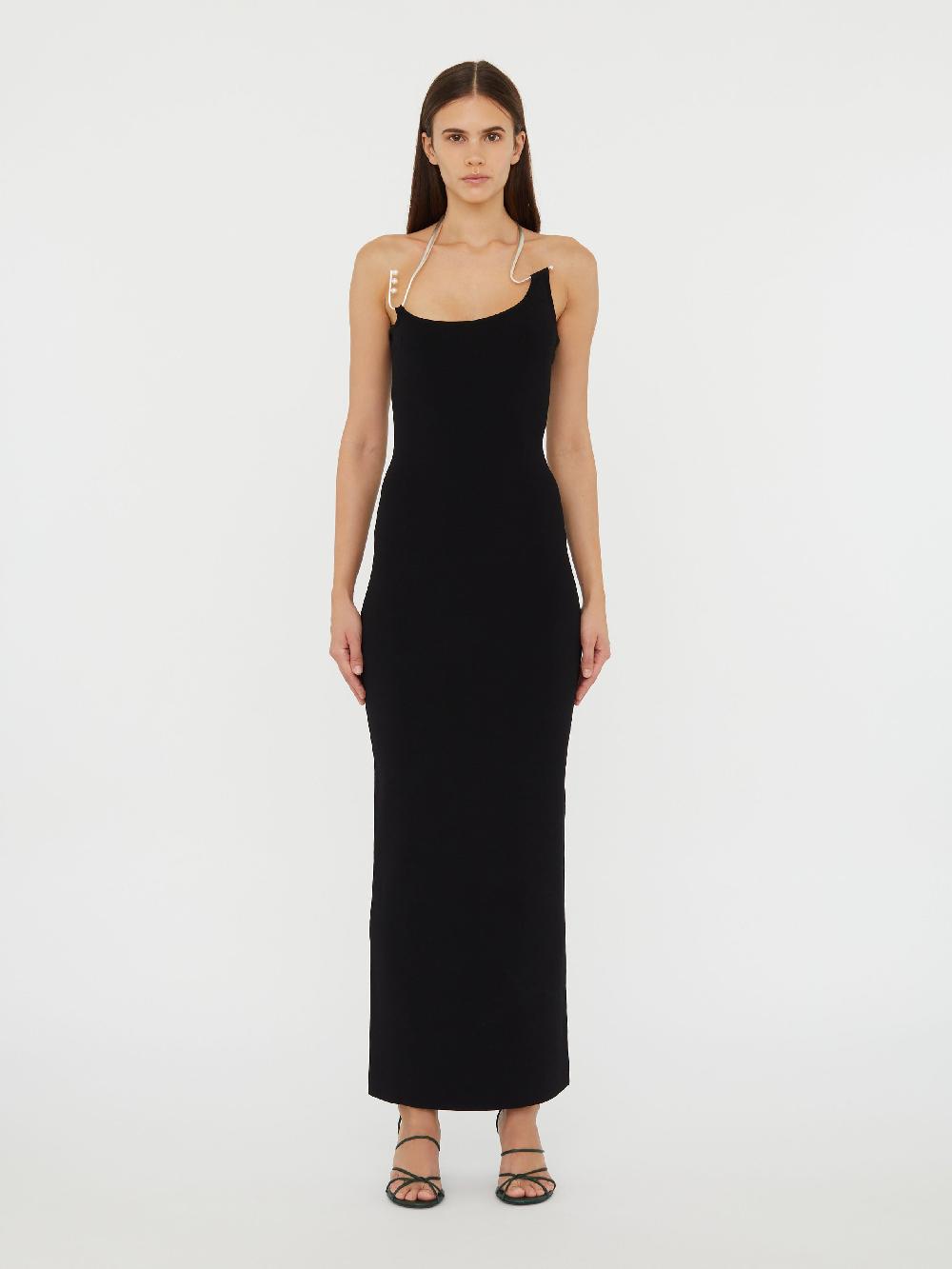 christopher esber Levitate Knit Dress black