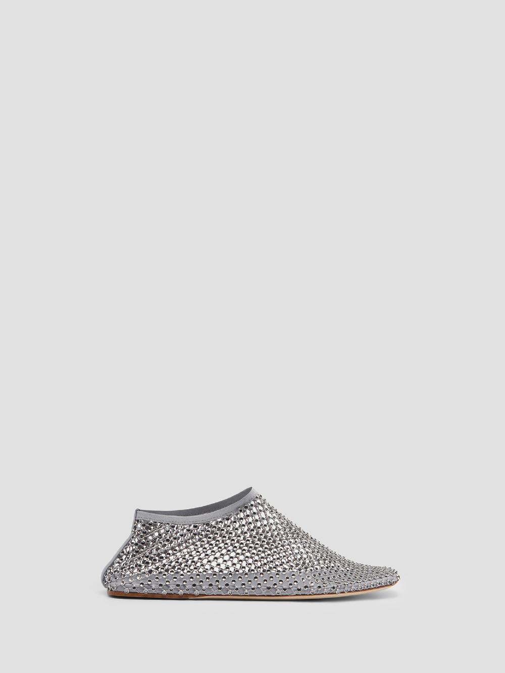 christopher esber Minette Crystal Flat slate grey