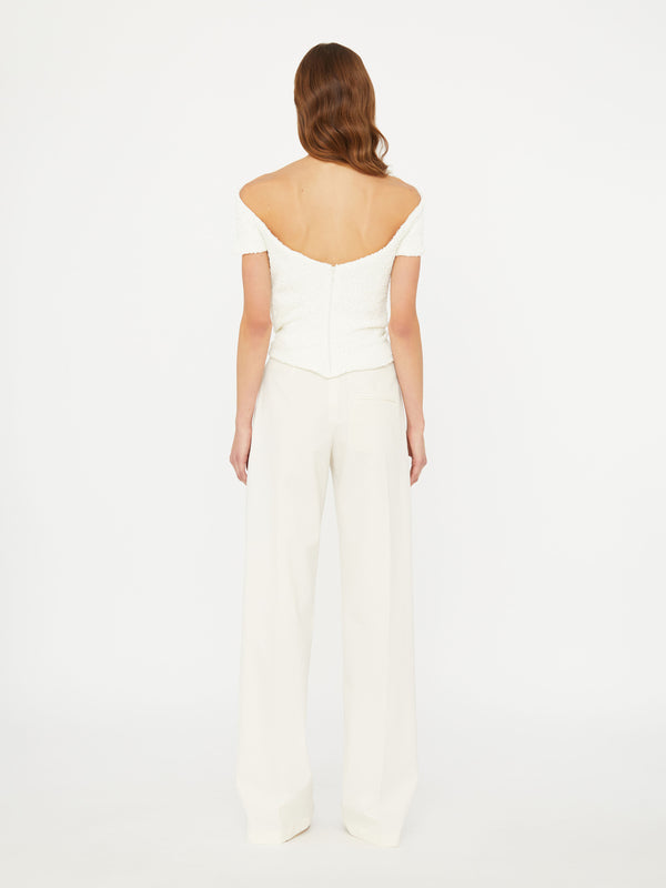 Christopher Esber Redux Heavy Twill Trouser White