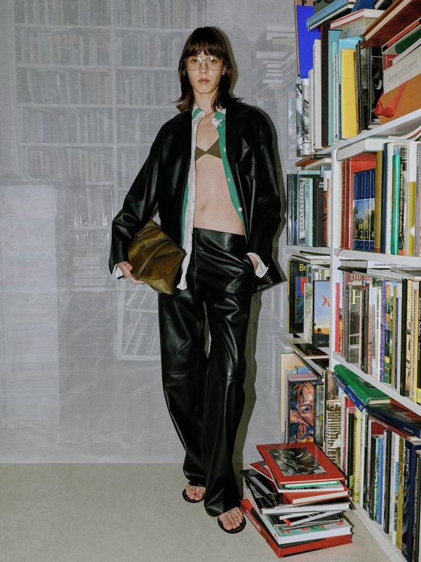 Christopher Esber Redux Leather Trouser Black