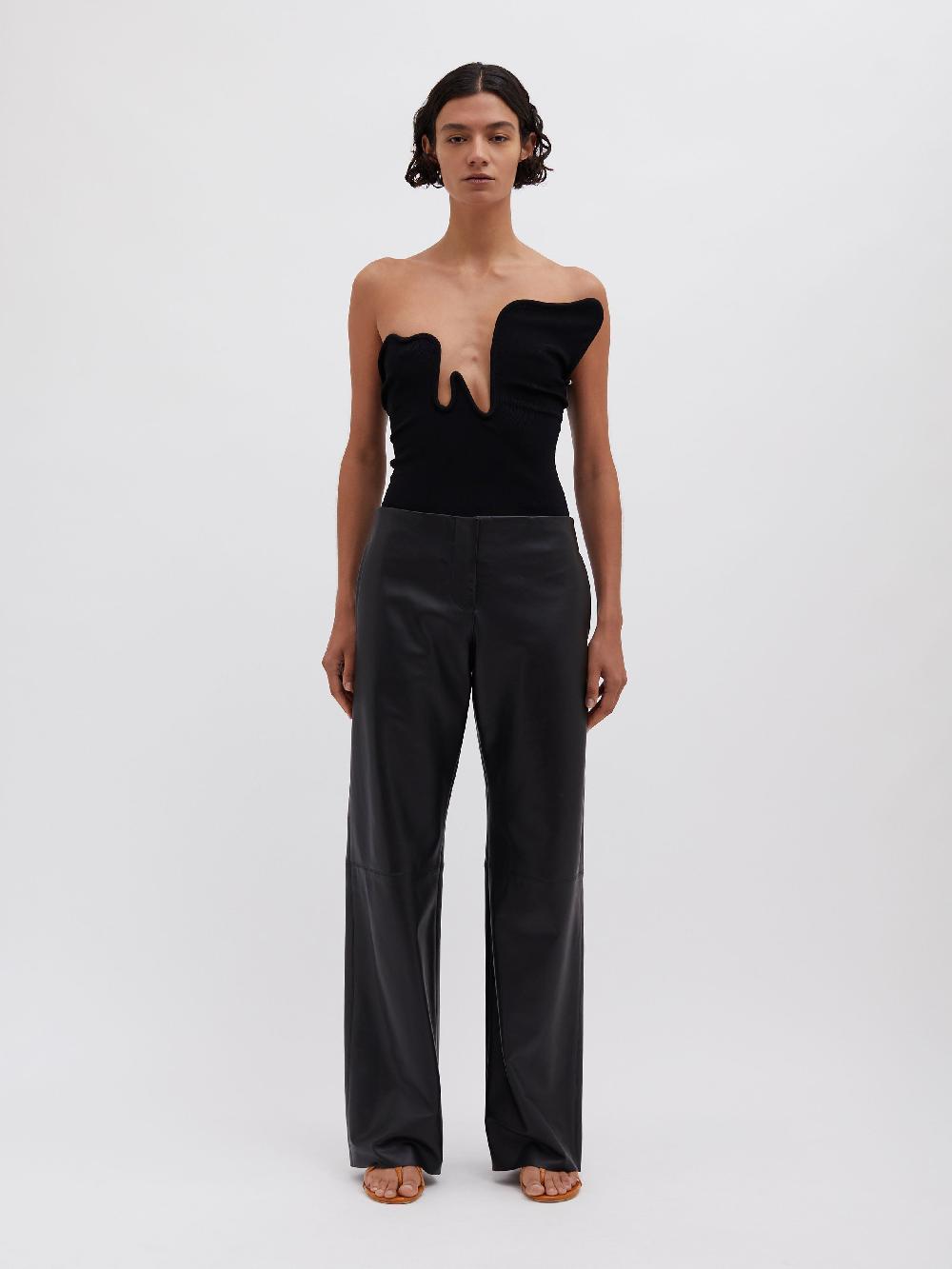 christopher esber Redux Leather Trouser black christopher esber Redux Leather Trouser black
