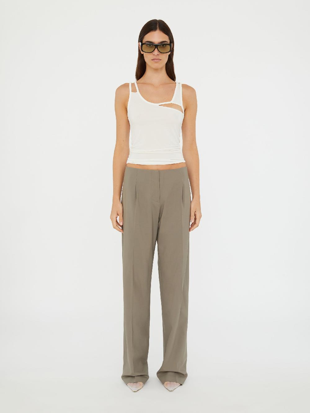 christopher esber Redux Wool Trouser eucalypt