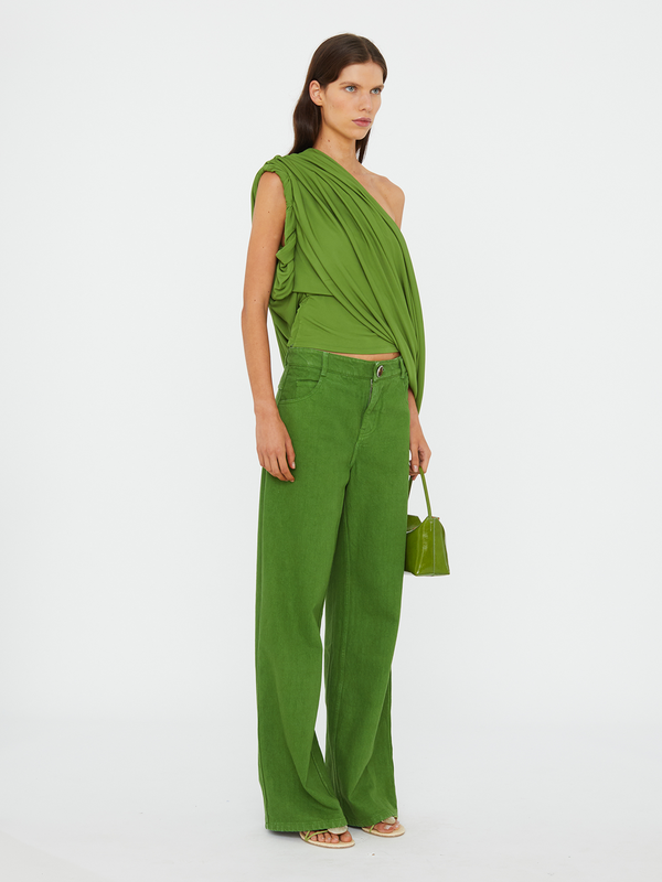 Christopher Esber Relaxed Denim Jean Cactus