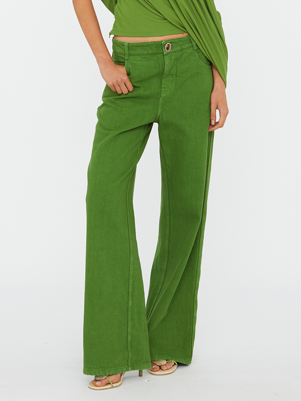 Christopher Esber Relaxed Denim Jean Cactus