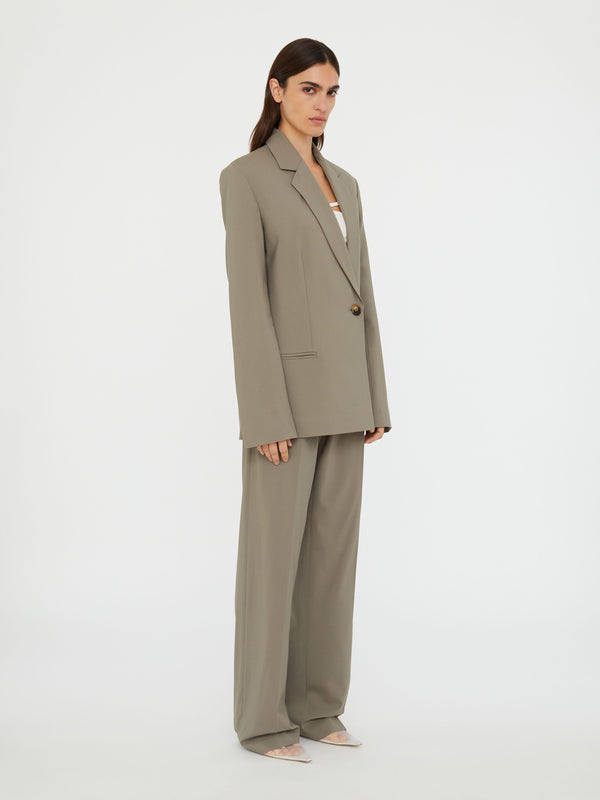 Christopher Esber Release Wool Blazer Eucalypt