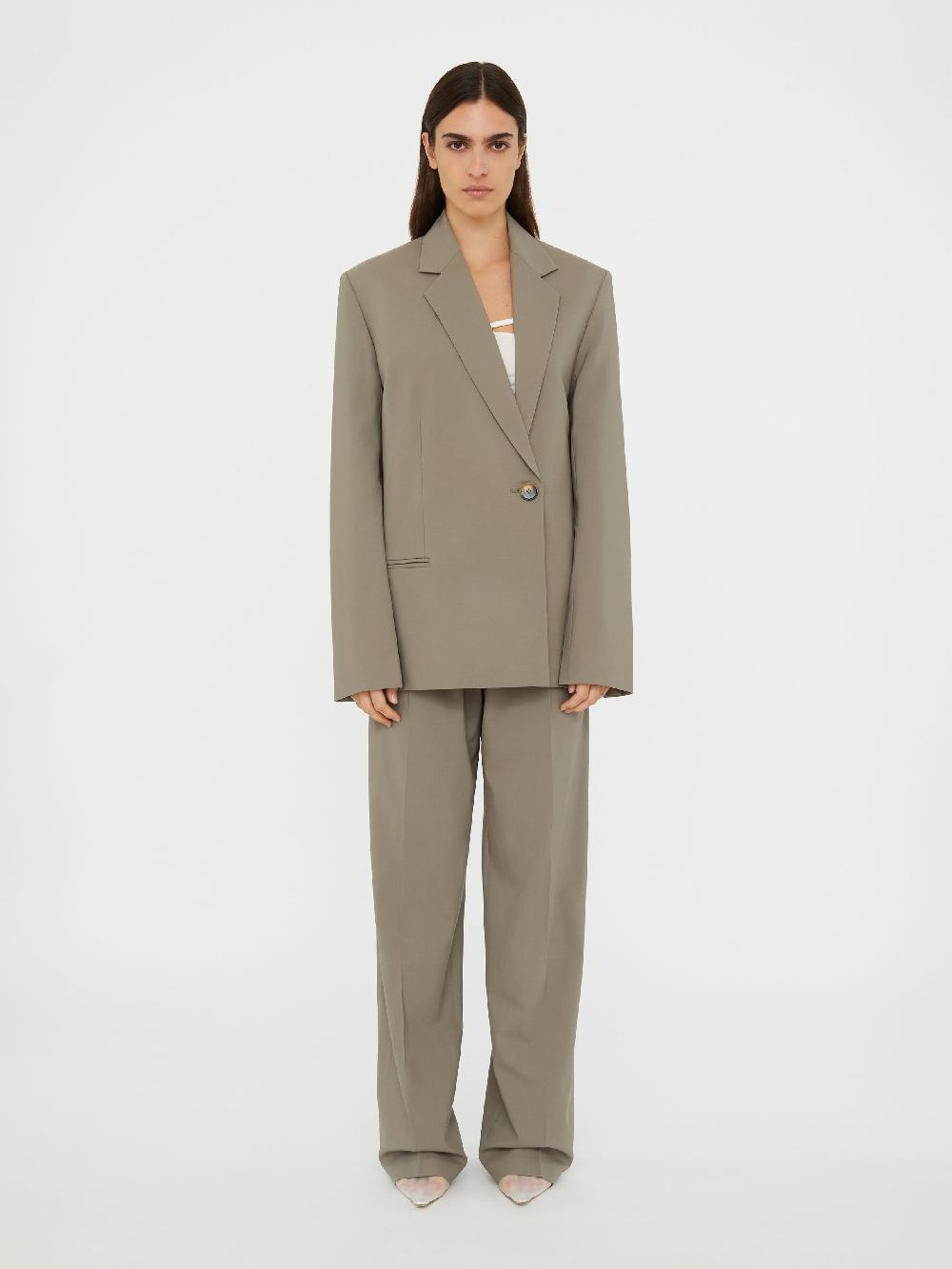 christopher esber Release Wool Blazer eucalypt